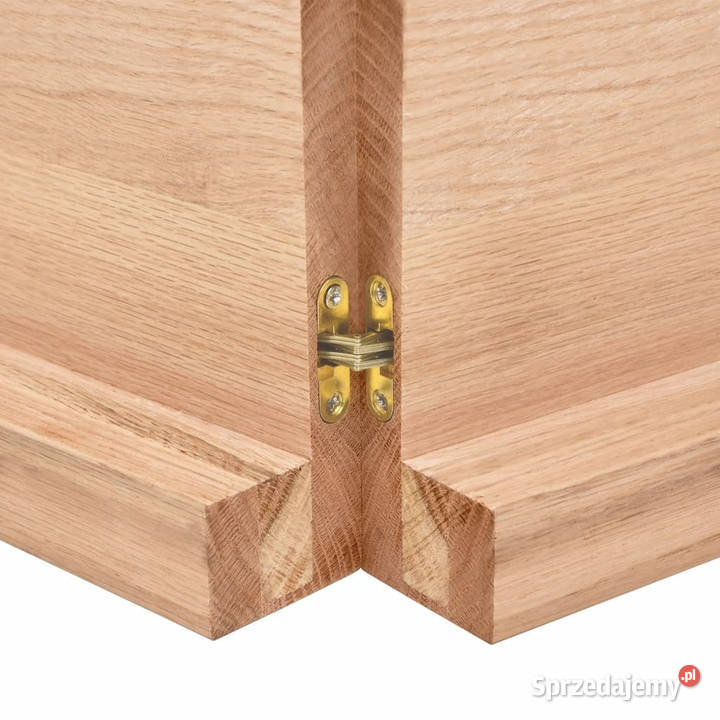 Blat do stołu jasnobrązowy 220x50x26 lite drewno sprzedam