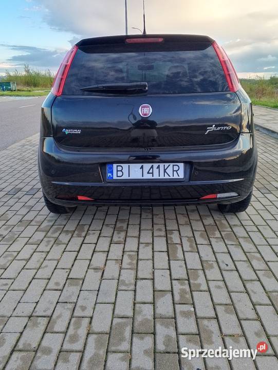 Fiat Punto 14 LPG Automat czarny Białystok sprzedam