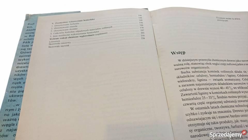 Hemiceluloza Chemia i wykorzystanie Zygmunt Kin chemia, biochemia zachodniopomorskie Goleniów