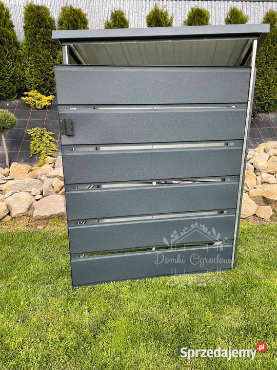 Wiata śmietnikowa spad tył 1x05m antracyt Łuków