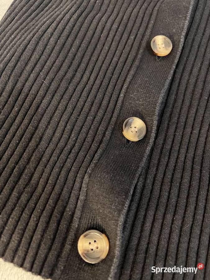 Kardigan sweter czarny Paris Atelier other Swetry i golfy Jasło