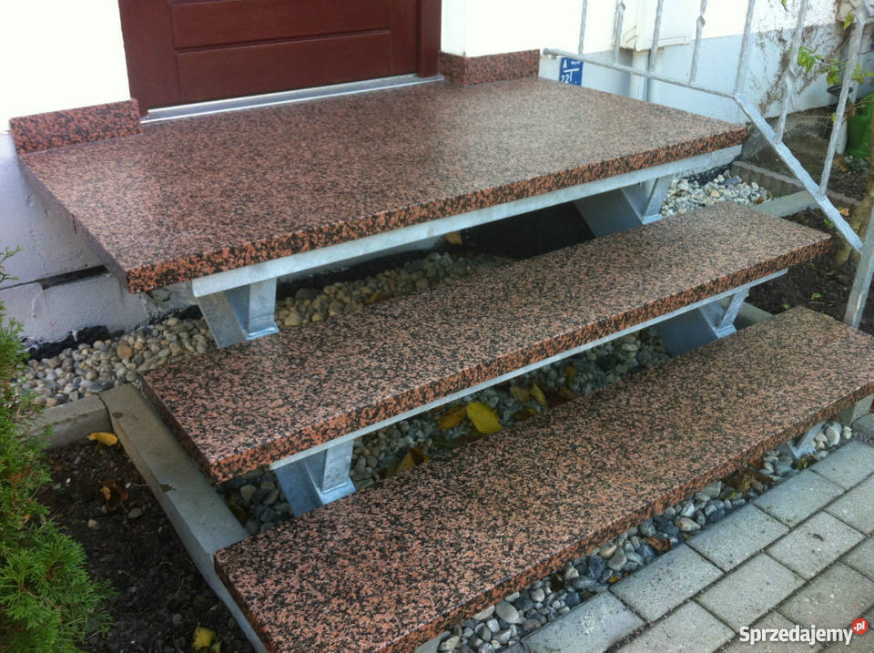 Parapety blaty tarasy schody wielkopolskie Ostrów Wielkopolski