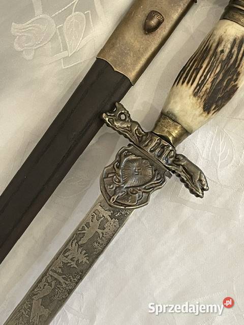 Niemiecki kordelas myśliwski z okresu II wojny Kraków