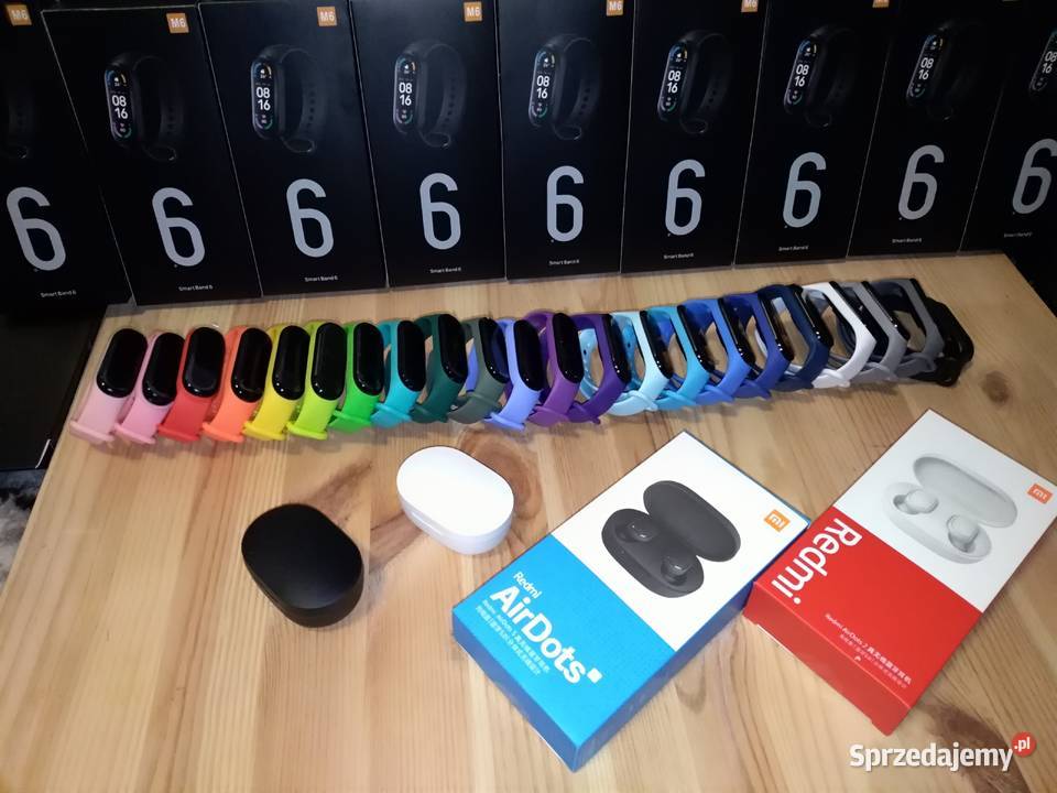 Smartband M6 plus Słuchawki AirDots S AirDots 2 mazowieckie Ożarów Mazowiecki sprzedam