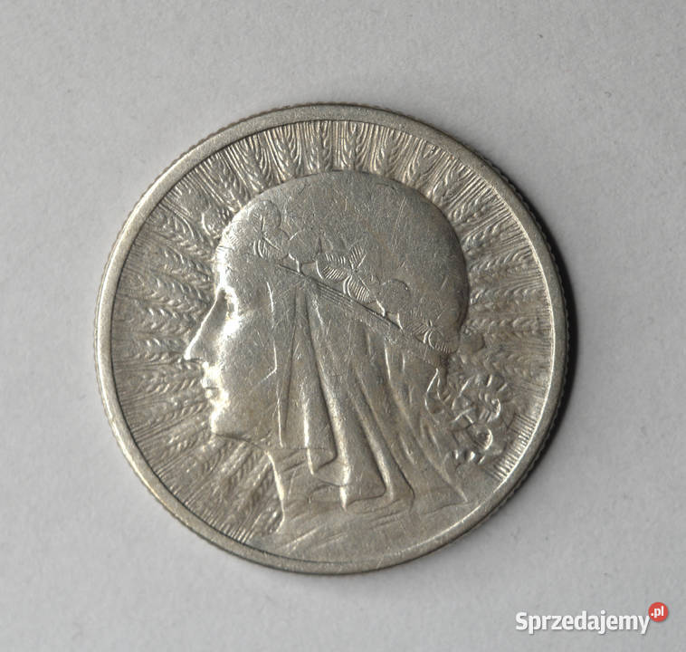 Moneta 2 1934r Głowa kobiety Srebro Włocławek sprzedam