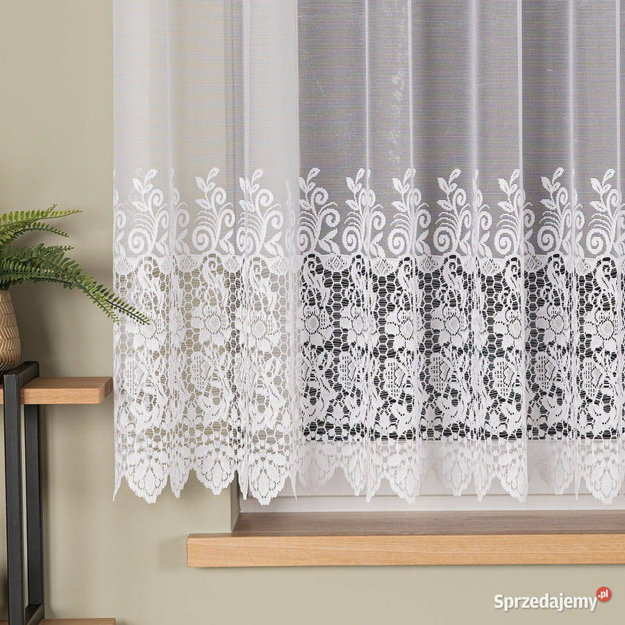 Nowa firana 400x155 firana cięta z belki bez śląskie Zabrze