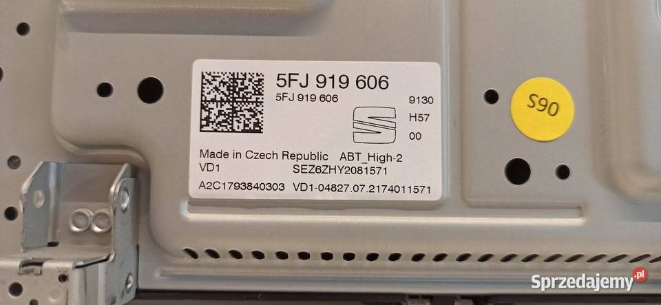 SEAT ARONA EKRAN WYŚWIETLACZ 5FJ919606 osobowe dolnośląskie