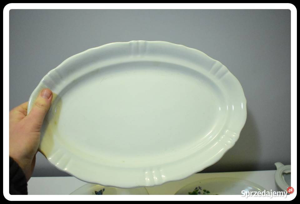 CHODZIEŻ zestaw porcelany półmiski miska mazowieckie Płock