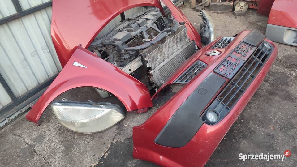 MEGANE SCENIC 2 TEB76 KOMPLETNY PRZÓD MASKA Zestawy części blacharskich Części samochodowe Włoszczowa