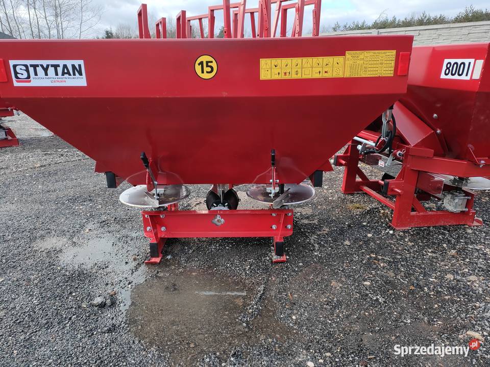 Rozsiewacz nawozu hydraulika STRUMYK TYTAN 0523 podkarpackie