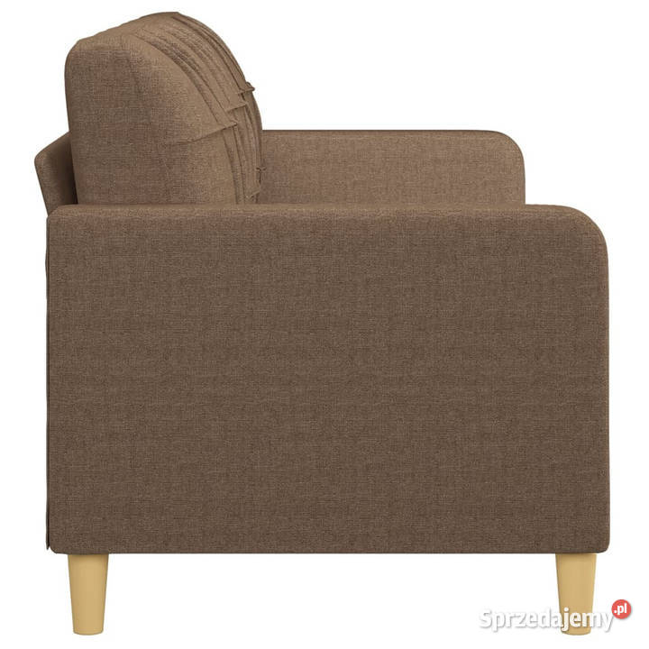 Sofa 3osobowa brązowa 180 tapicerowana tkaniną Warszawa sprzedam