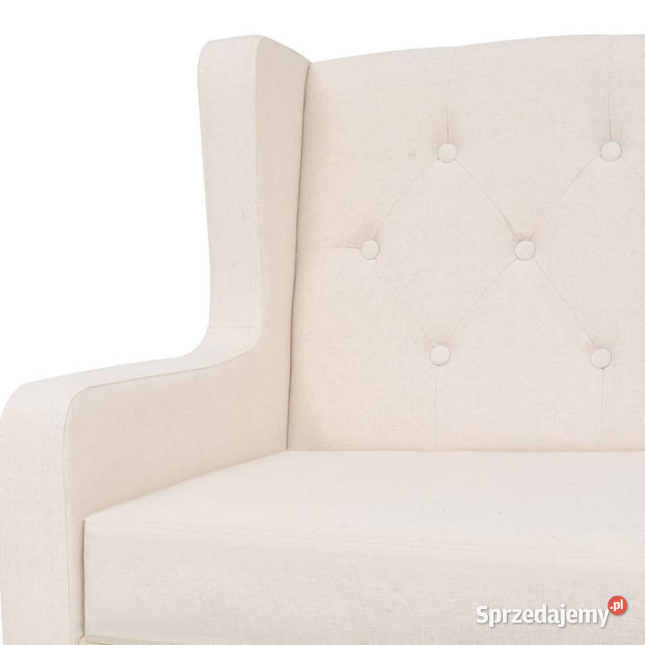 Sofa 2osobowa materiałowa kremowa WM245450 Warszawa