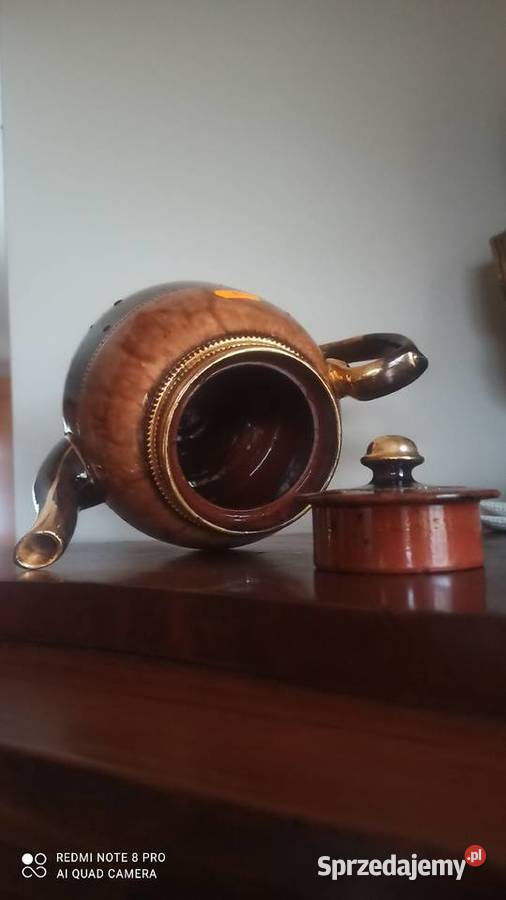 Dzbanek do herbaty Złocony Bez sygnatury Gdańsk