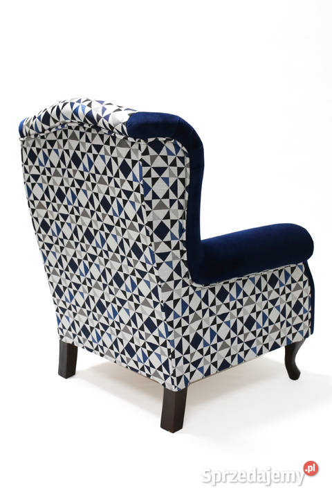 Stylowy Fotel Uszak Skandynawski Wygodny wielkopolskie Kazimierz Biskupi
