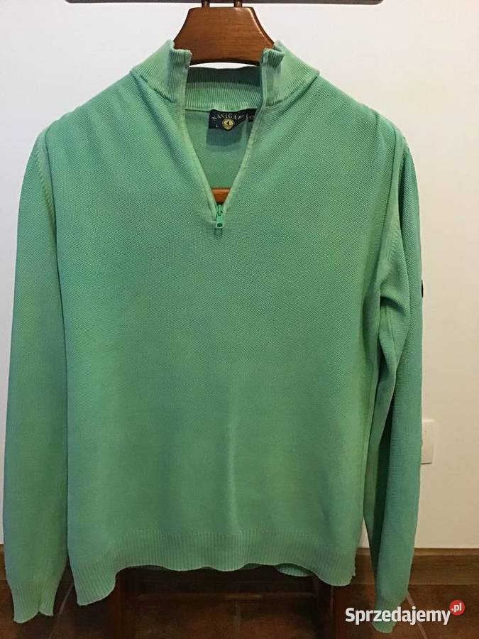 Sweter męski miętowy warmińsko-mazurskie Mrągowo