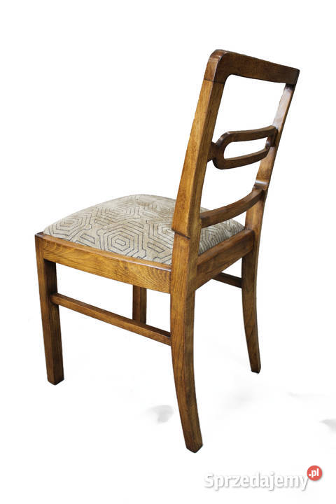 Komplet 5 krzeseł ART DECO renowacji zestaw kujawsko-pomorskie Zielonka
