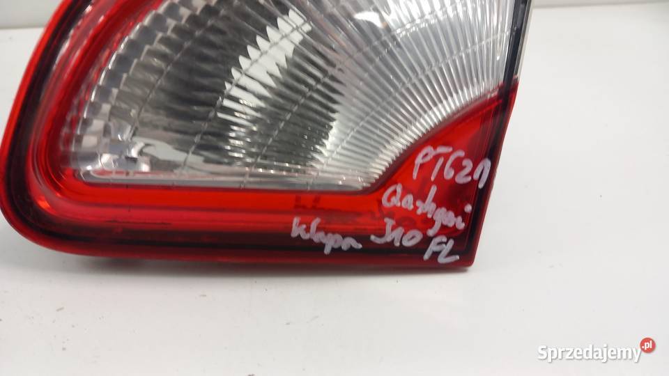 NISSAN QASHQAI J10 LIFT LAMPA TYŁ PRAWA W KLAPĘ Zbierkowo