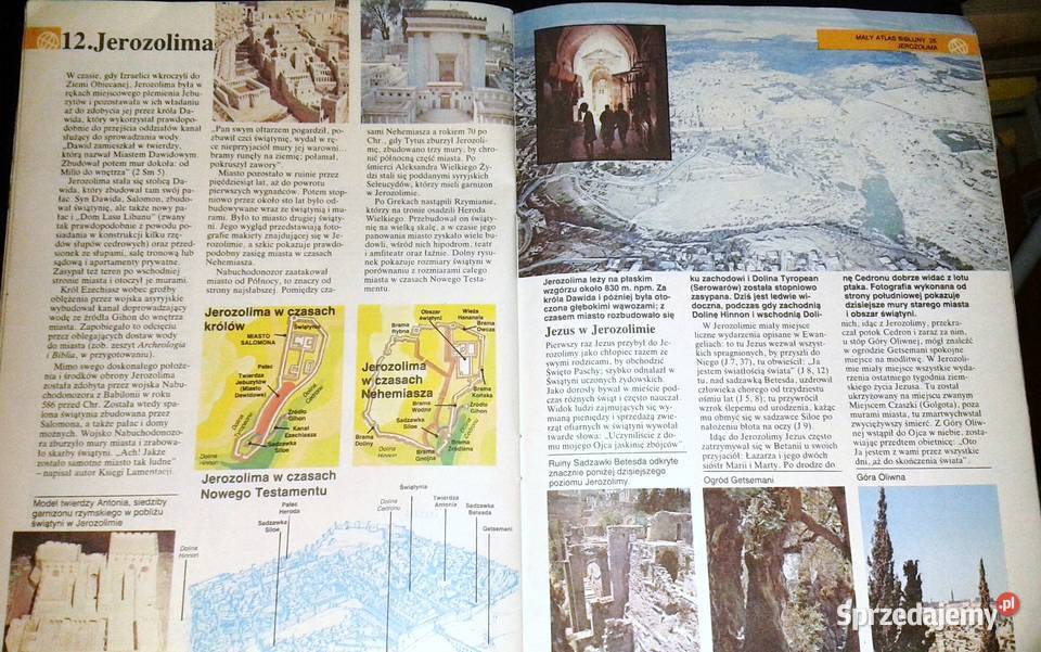 Mały atlas bibilijny Encyklopedia bibilijna lubelskie Chełm