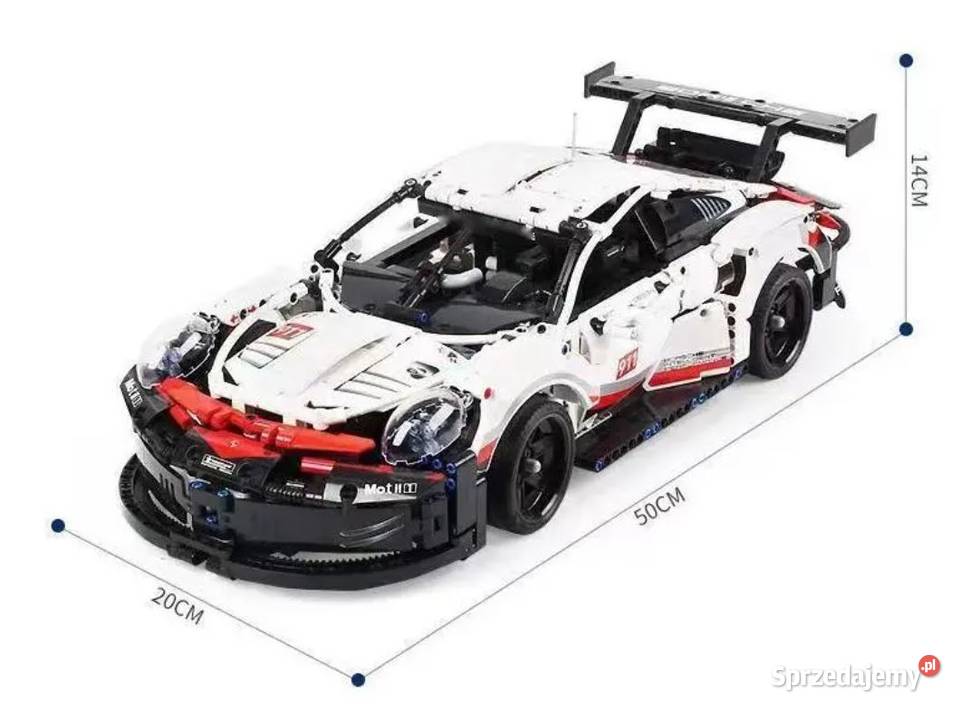 Technic Porsche 911 Sterowanie RC 1580dodatkowe Milanówek