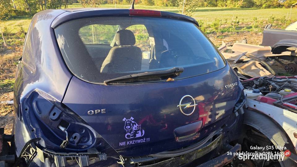 Opel Corsa D klapa bagażnika Z20Z Chełmno
