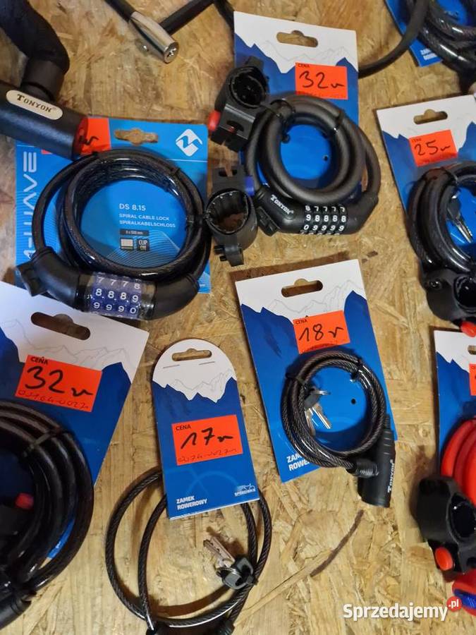 Zabezpieczenie rowerowe linka rowerowa Blokada Głogowa