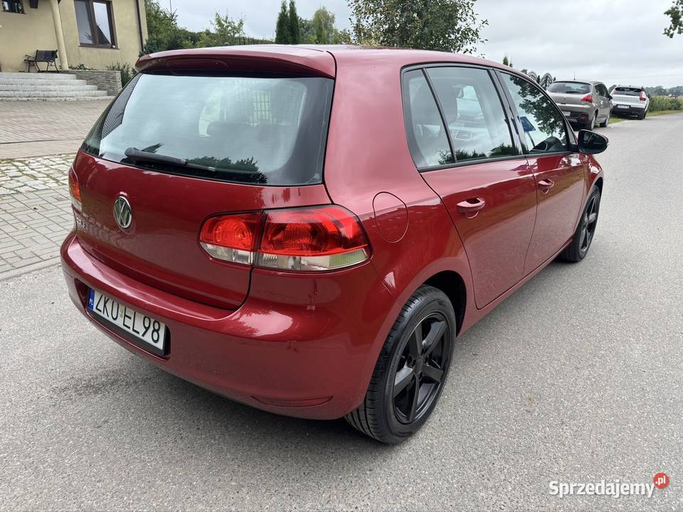 Vw golf 6 14 benzyna 80 czerwony Koszalin