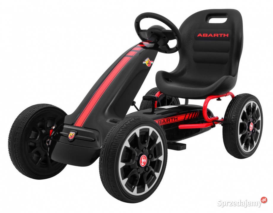 Gokart ABARTH czarny koła EVA 30 napęd Warszawa sprzedam