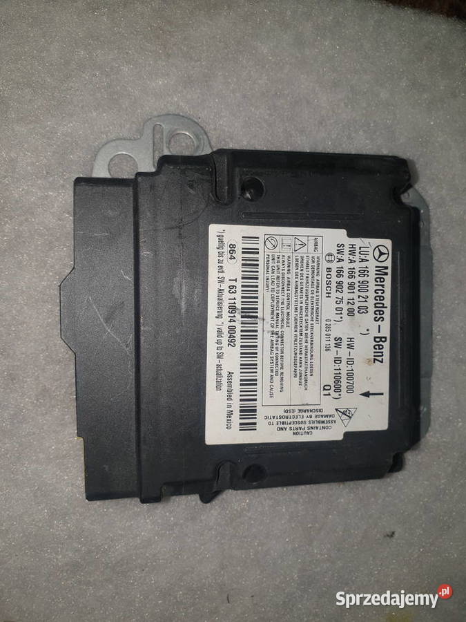 MODUL STEROWNIK AIRBAG MERCEDES ML A1669002103 Mielec