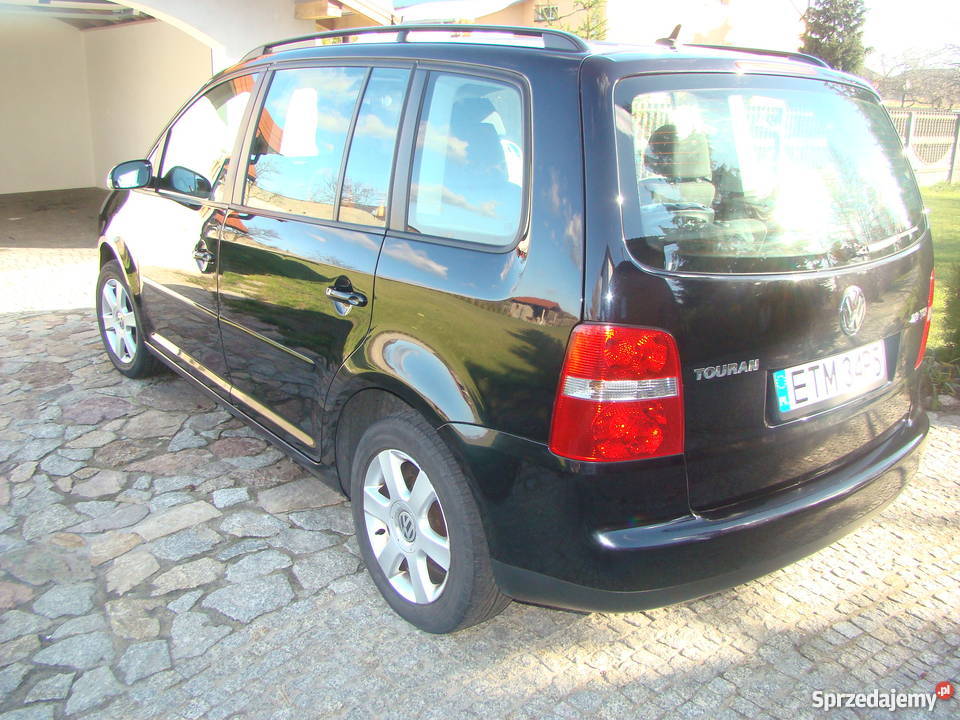 VW TOURAN 20TDI 140 7 OSOBOWY 6 BIEGOWY manualna łódzkie Tomaszów Mazowiecki