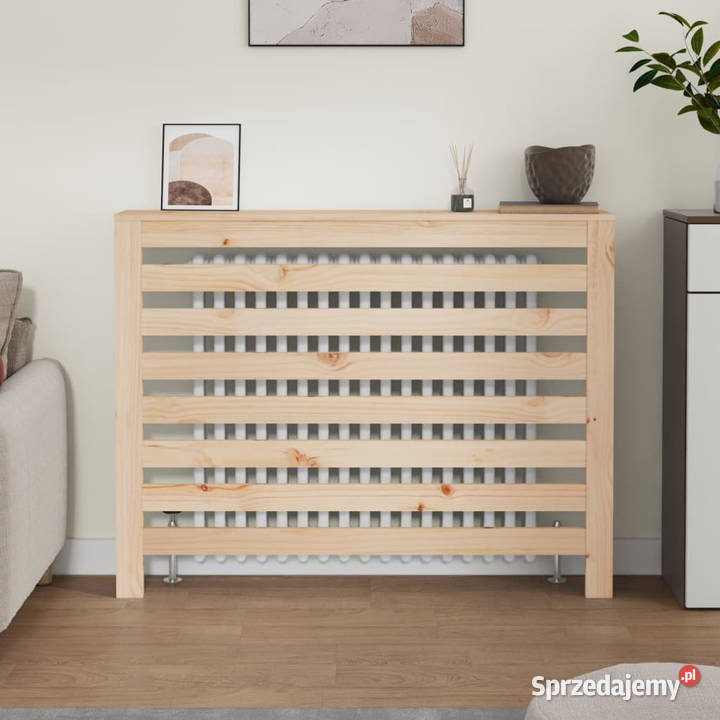 Osłona grzejnika 1085x19x84 lite drewno sosnowe Warszawa