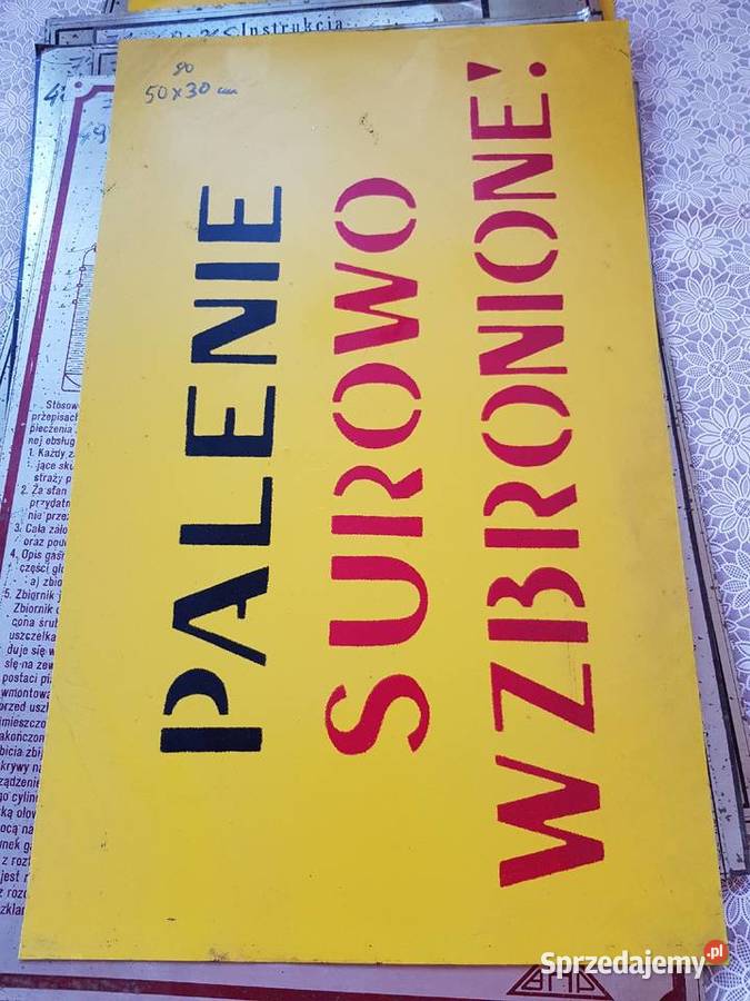 MetaloweLata 70 teZ kolekcjiTablice różne z PRLu Pozostałe Barlinek