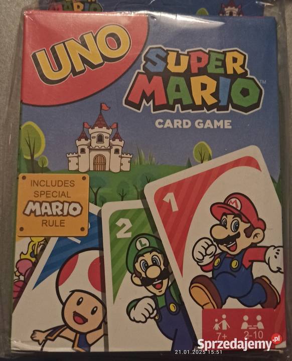 Karty UNO Mario Augustów