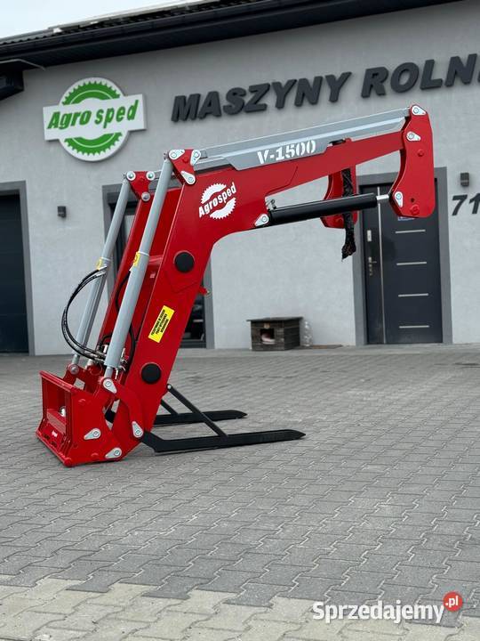 ŁADOWACZ CZOŁOWY AGROSPED V 1500 URSUS ZETOR MTZ Ładowacze czołowe śląskie Tarnowskie Góry