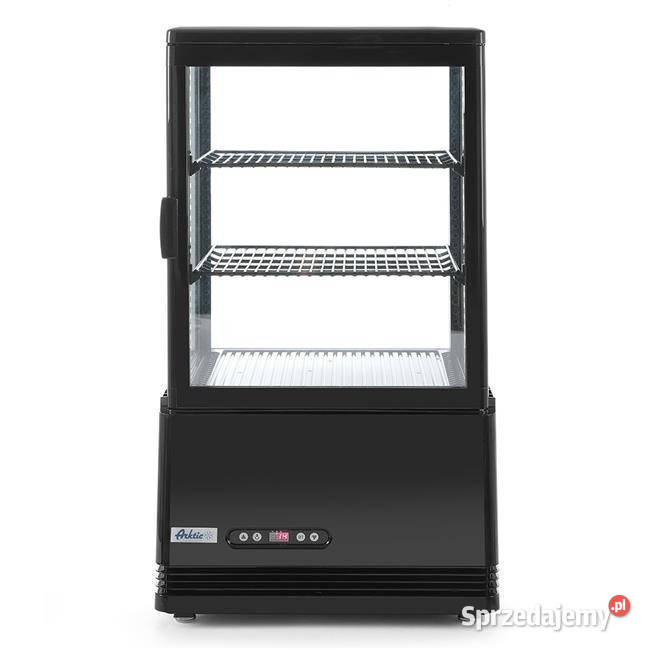 Witryna chłodnicza nastawna 58L czarna sprzedam