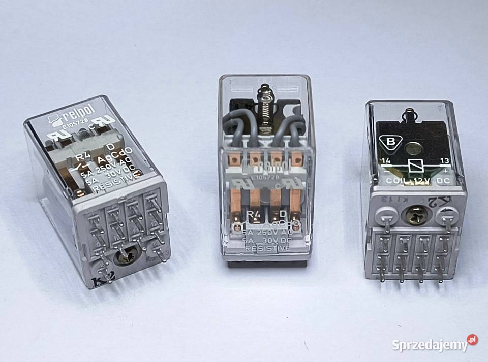 Przekaźnik Relpol R4 12V 5A 250V AC Gdańsk