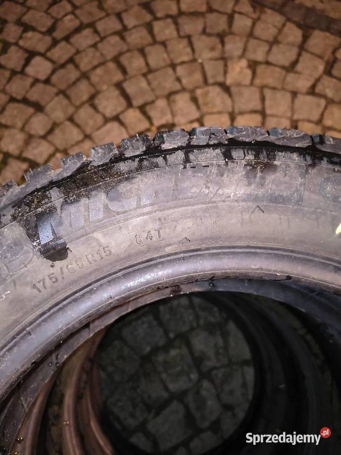 17565R15 Michelin Opony Zimowe 7mm Wrocław sprzedam
