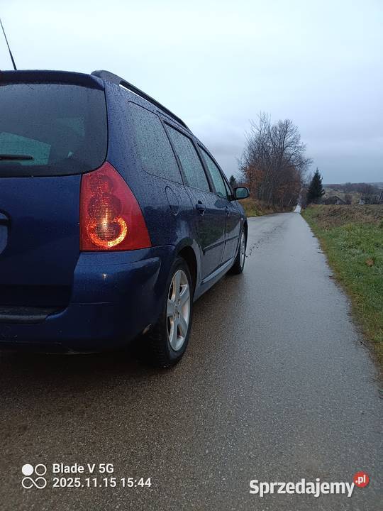 Peugeot 307 20 BG 2002r świętokrzyskie Jeziorko