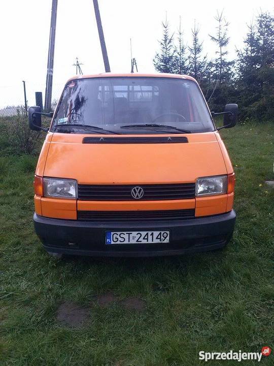VW T4 doka 20LPG pomarańczowy pomorskie Kolincz