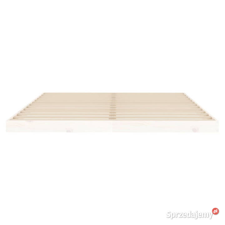 Rama łóżka biała lite drewno sosnowe 160 x 200 mazowieckie sprzedam