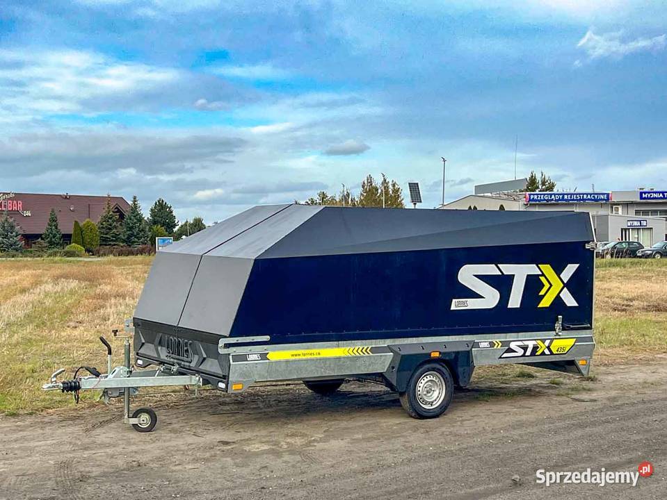 STX 435i Przyczepa furgon kontener skrzyniowa z Poznań