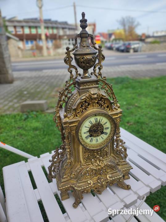 Zegar mosiężny kominkowej dolnośląskie Łagiewniki