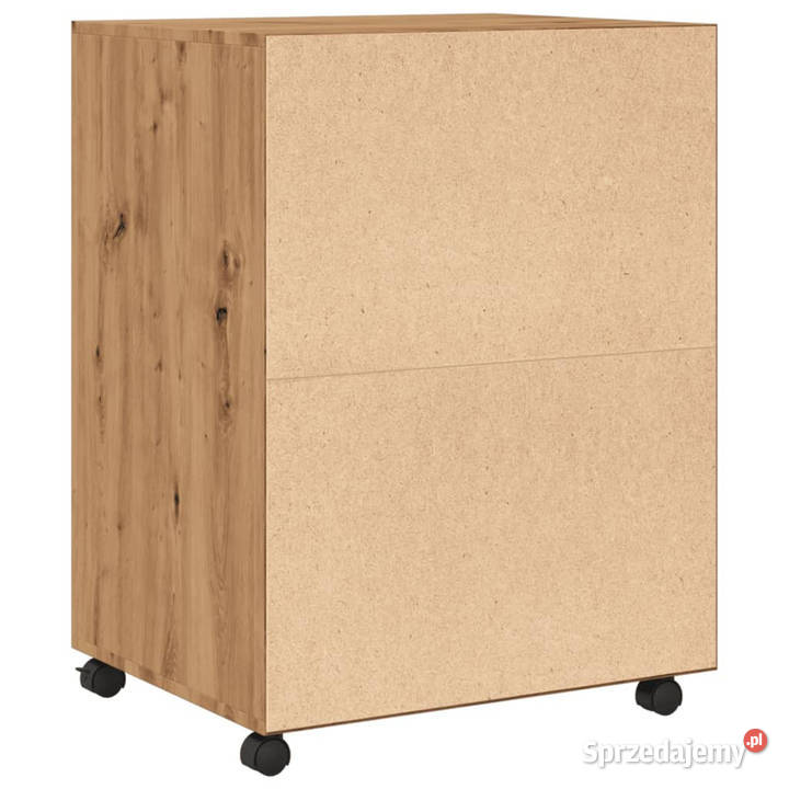 Szafka na kółkach dąb artisian 60x48x81 WM853172 Pozostałe Warszawa sprzedam