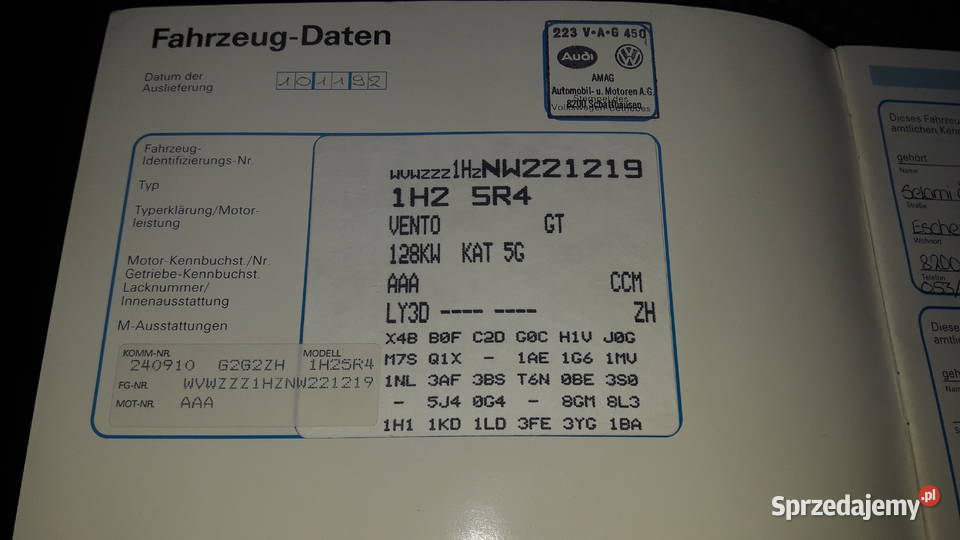 Volkswagen Vento VR6 małopolskie Niepołomice
