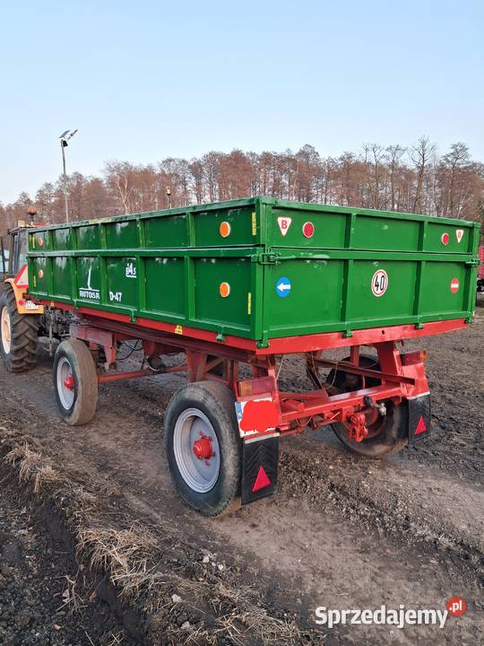 Przyczepa wywrotka d47 Przyczepy rolnicze łódzkie
