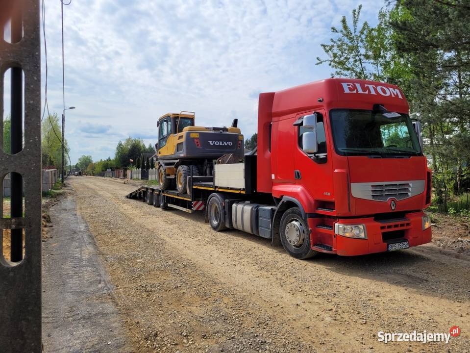 Transport niskopodwoziowy maszyn i pojazdów Transport specjalistyczny