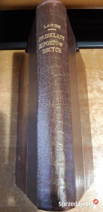 PRZEKŁADY Z POETÓW OBCYCH12 ALANGE Wwa1899OPRpsk