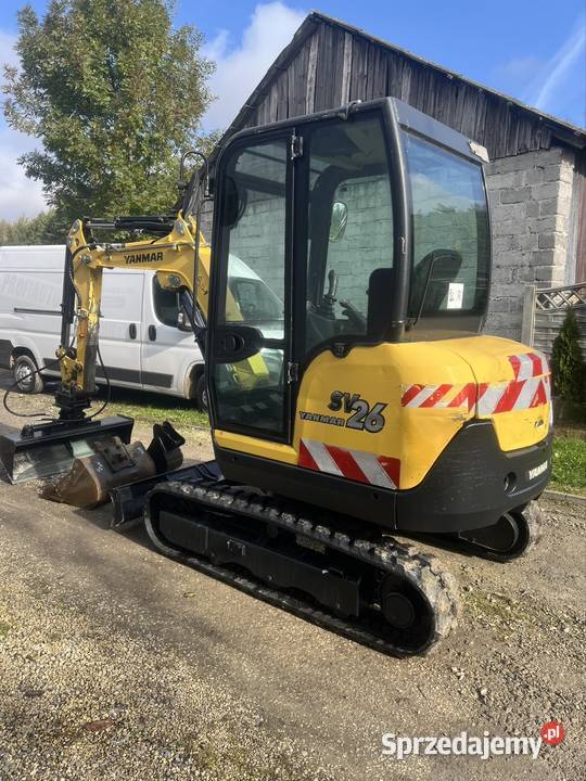 Minikoparka koparka Yanmar Sv26 2018r 3 Lyzki podkarpackie
