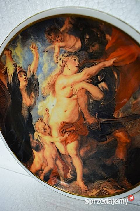 Talerz ozdobny Konsekwencje wojny Peter Rubens kujawsko-pomorskie Chełmno