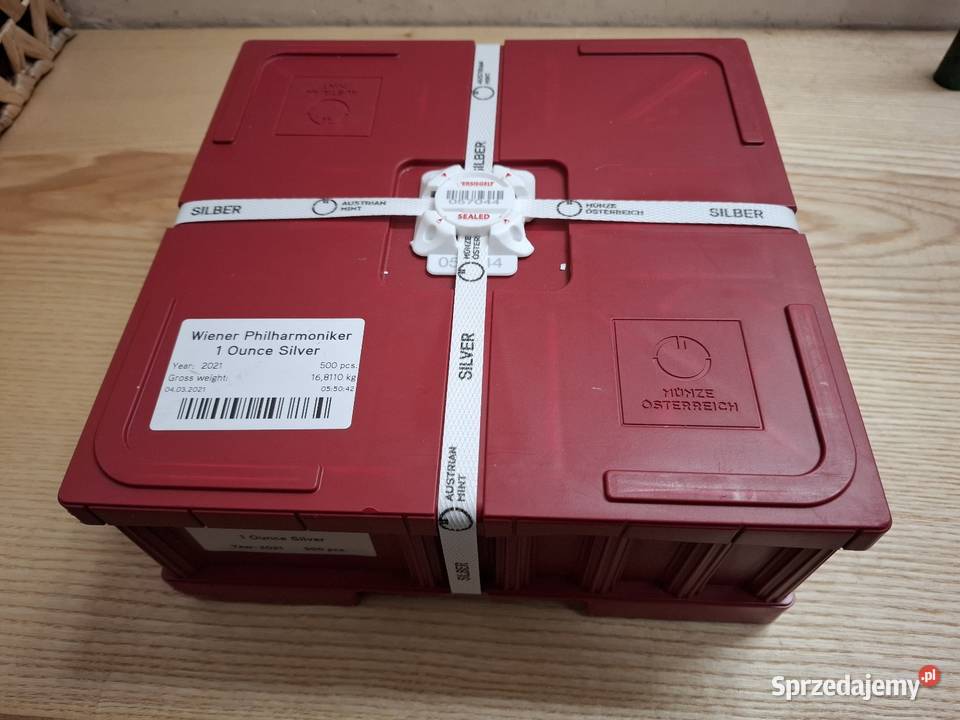 Monety srebrne Wiedeński Filharmonik Masterbox Wrocław