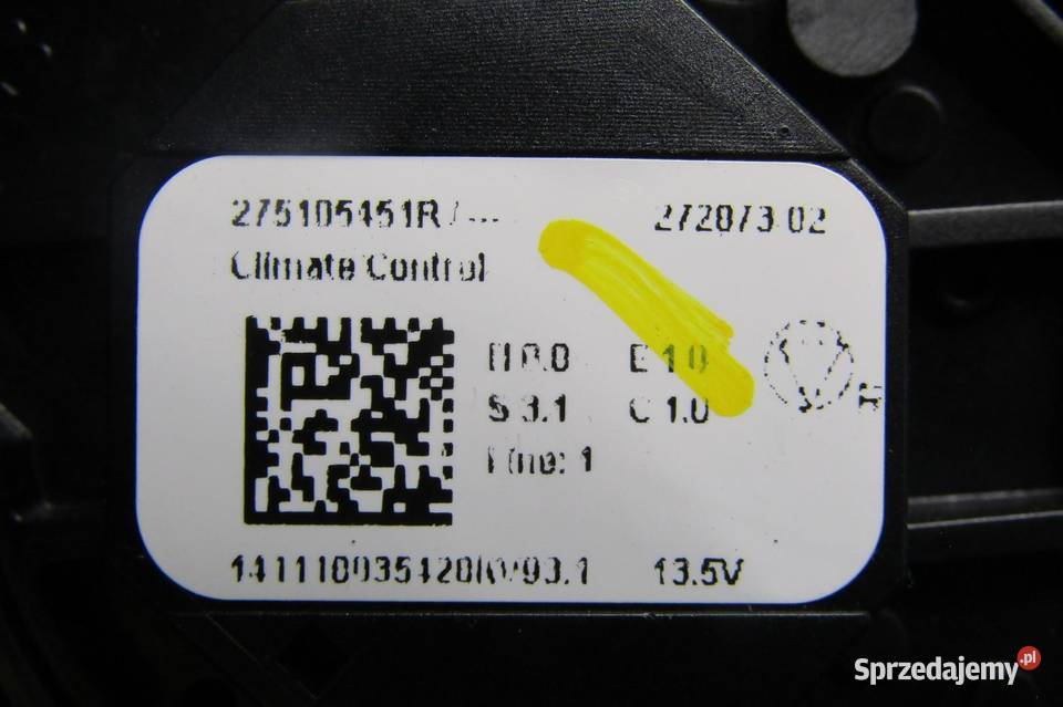 PANEL KLIMATYZACJI DACIA DUSTER II 283E83332R osobowe